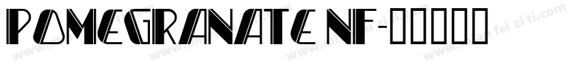 Pomegranate NF字体转换